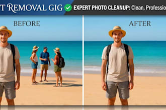 professionally remove objects from any photo