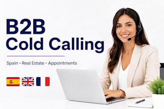 do spanish b2b appointment setter b2c cold caller real estate cold calling