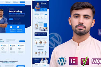 design medical, doctor and healthcare website