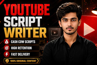 rite engaging youtube scripts for cash cow and faceless channels