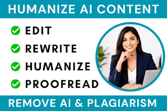 detect or check plagiarism from ai content and remove, rewrite, and humanize it