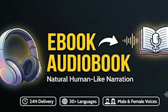 convert your ebook into a professional ai audiobook