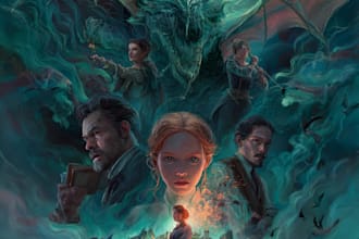 create a fantasy book cover or book cover illustration