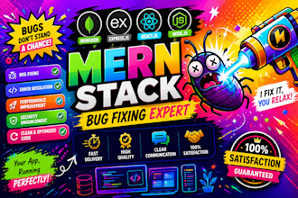 fix nodejs errors and mern stack bugs react, express, mongodb
