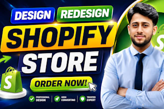 create luxury furniture shopify website and home  decor store for your business
