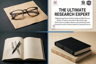 conduct professional research and deliver a custom report on any topic