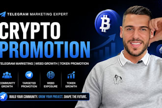 do crypto promotion telegram marketing token promotion web3 community growth