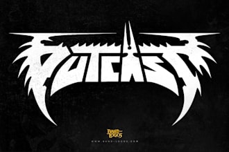 design a modern nu metal band logo