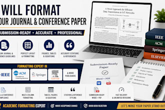 format your journal conference paper