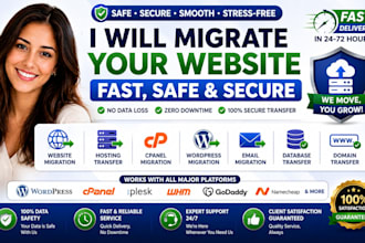 migrate wordpress website, hosting or domain with zero downtime