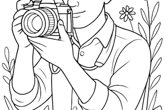 design custom coloring book pages for kids and adults