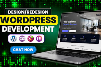 build wordpress website development, business website, wordpress blog website