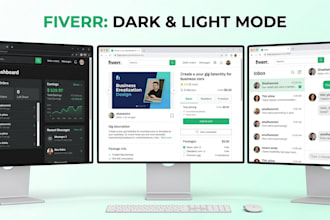 build a modern responsive website with dark and light mode