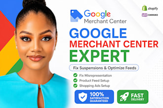 fix google merchant center suspension, misrepresentation and  gtin ssues