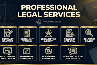 draft professional legal contracts, agreements and legal documents