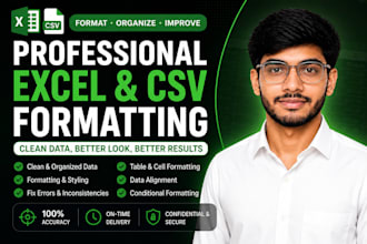 format, organize, and improve your excel or CSV data