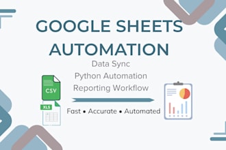 automate google sheets data processing and reporting