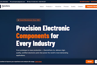 build a professional corporate business website