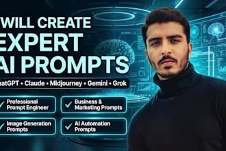 write expert ai prompts for chatgpt, midjourney, claude