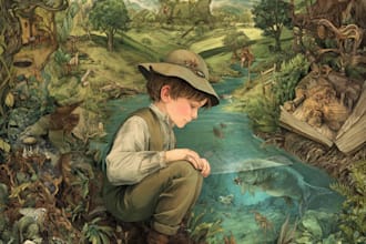 llustrate children story book illustration