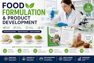 develop food formulations recipes and food products for commercial production