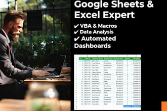be your google sheets and excel automation expert
