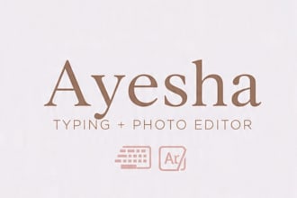 do urdu english writing and photo editing