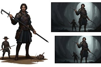 make fantasy concept art