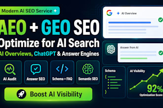 do aeo GEO SEO for ai overviews and answer engines