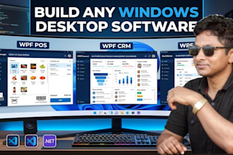 custom windows desktop software development , wpf net expert , desktop apps