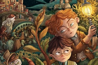 illustrate children story book illustration and picture book