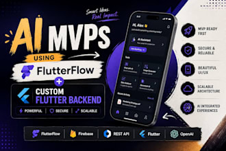 build ai mvps using flutter flow and custom flutter backend