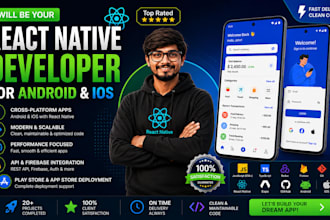 create android and ios apps using react native