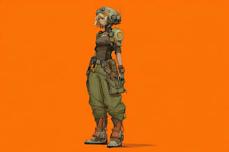 draw fantasy character illustration
