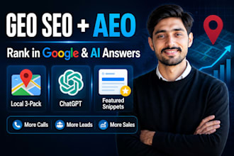 do complete SEO, aeo and GEO optimization for your website