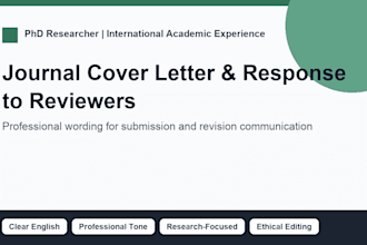 review and polish research papers and journal submission materials