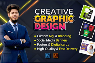 do creative graphic desig and social media branding