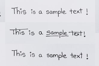 transform your prints to handwritten style ready to print