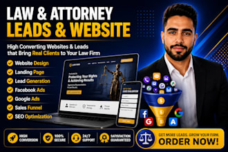 build responsive lawyer law firm website attorney website notary legal website