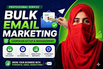 send 300,000 bulk email marketing and email blast campaigns