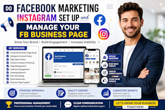 do facebook marketing instagram set up and manage your fb business page