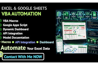 excel vba macro automation and google sheets apps script