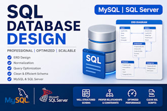 design and optimize sql databases
