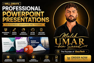 create professional powerpoint presentations for business education and training