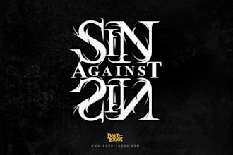 design extreme graffiti tag, nu metal, phonk and trap metal band logo