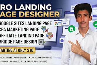 build a responsive google sites landing page for affiliate and CPA marketing