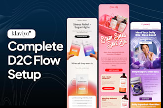 setup flows for your d2c ecommerce brand in klaviyo
