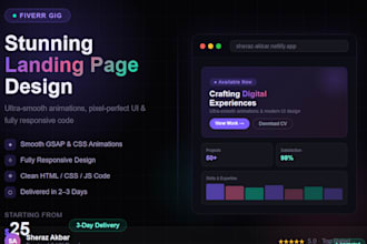 build a stunning ai powered react landing page
