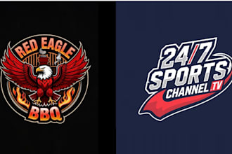 create a creative original news channel and eagle logo in 16 hours
