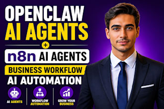 build openclaw ai agents, n8n ai agents and ai workflow automation